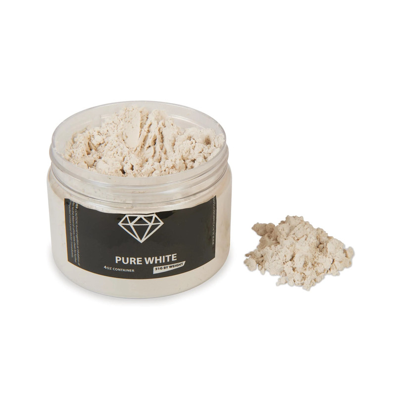 Mica Powder - 51 Grams - Color:Pure White